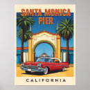 Search for santa monica pier posters Retro