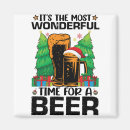 Search for funny beer magnets Xmas