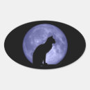 Search for black cat moon stickers Magic