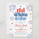 Search for red white and due baby shower invitations Fireworks