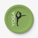 Search for fitness paper plates Yoga