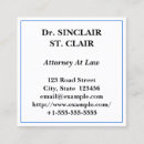 Search for traditional business cards Attorney