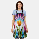 Search for red tulips aprons Green