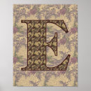 Search for monogram e posters Floral