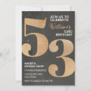Search for 53rd birthday invitations For him
