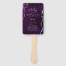 Search for purple wedding programs Elegant