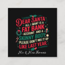 Search for santa business cards Funny