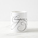 Search for champions mugs Typography