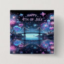 Search for birthday square badges Blue