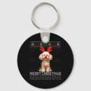 Search for poodle christmas key rings Funny