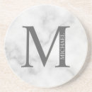 Search for marble monogram coasters Masculine