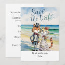 Search for cat wedding invitations Watercolor