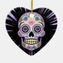 Search for sugar skull christmas tree decorations Purple
