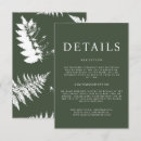 Search for rustic wedding enclosure cards Botanical