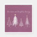 Search for purple christmas napkins Gold