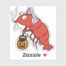 Search for cute shrimp stickers Crustacean