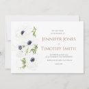Search for anemone flower wedding invitations Watercolor