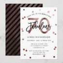 Search for seventy and fabulous invitations Chic