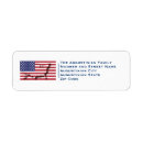 Search for united states flag return address labels America