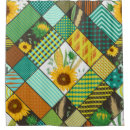 Search for patchwork shower curtains Botanical