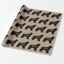 Search for silhouette wrapping paper Dog
