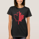 Search for canadian maple leaf tshirts Half