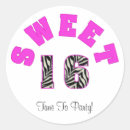 Search for sweet 16 zebra stickers Birthdays