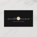 Search for moon business cards Watercolor
