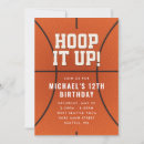 Search for basketball hoop invitations Kids