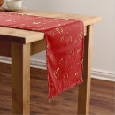 Search for gold and red table runners Pattern