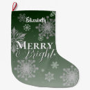 Search for merry and bright christmas stockings Elegant