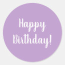 Search for purple happy birthday stickers Modern