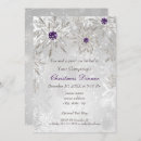 Search for purple silver christmas invitations Festive