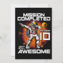 Search for 10 year old birthday invitations Stars