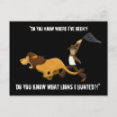 Search for hunted postcards History
