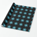 Search for ice blue wrapping paper Snowflake pattern