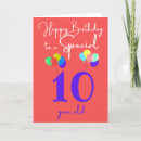 Search for 10 year old birthday cards 10th
