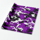 Search for purple camo wrapping paper Military