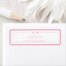Search for double return address labels Two border