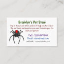 Search for scary business cards Spider