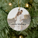 Search for engaged photo christmas tree decorations Mr and mrs