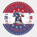 Search for votes stickers Red white and blue
