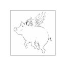 Search for flying rubber stamps Pig