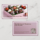 Search for chocolate strawberries business cards Chocolatier