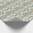 Search for corgi christmas wrapping paper Dog