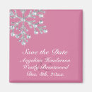 Search for snowflake save the dates Pink