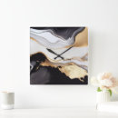 Search for gold and marble clocks Trendy