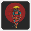 Search for samurai warrior stickers Japanese