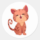 Search for tabby cat kitten stickers Cute