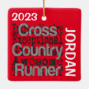 Search for cross country runner christmas tree decorations Running